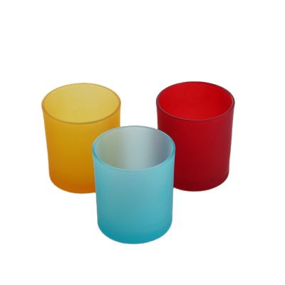Spot wholesale to provide new round glass candle jar with lids manufacturers selling hot