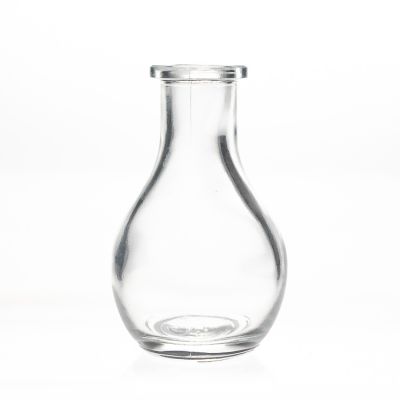 Factory sale 40ml clear glass fragrance diffuser bottle with cork