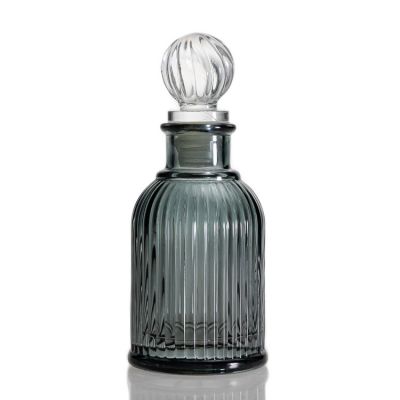 Spray Color Roman Design Reed Diffuser Bottle 100 ml Oil Fragrance Bottle With Ball Stopper