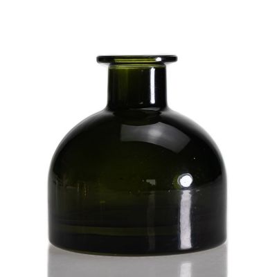 Empty half ball shape reed diffuser bottle 50ml diffuser glass bottle for fragrance
