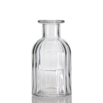 Wide mouth 100 ml fragrance bottles 4oz clear oil fragrance bottle glass vase
