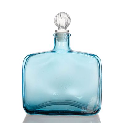 Custom color aroma reed diffuser bottle 12oz glass oil diffuser bottle