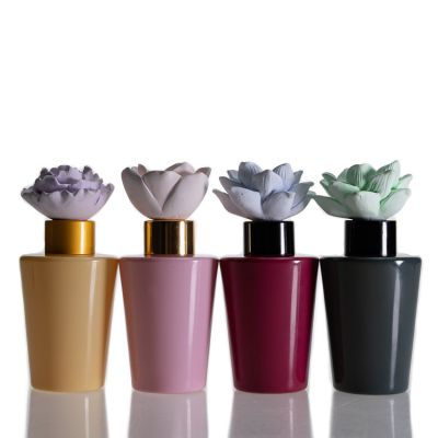 Hot Sell 90ml Reed Diffuser Bottle Mini Diffuser Glass Bottle With Screw Cap