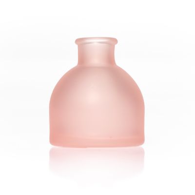 Frosted Pink Mini Air Fragrance Perfume Bottles 120 ml 4 oz Aroma oil glass Diffuser Bottles