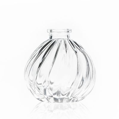China Supplier 80 ml Pumpkin Shape Glass Aroma Diffuser Bottles Empty fragrance empty bottles