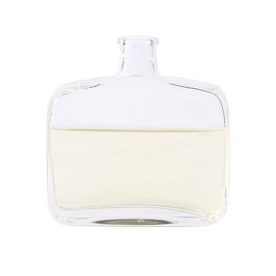 wholesale large 500ml empty clear glass reed diffuser bottle