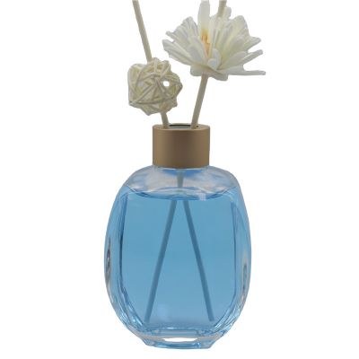 New arrival 2021 big size 100 ml glass bottles empty reed Diffuser bottle with screw lid
