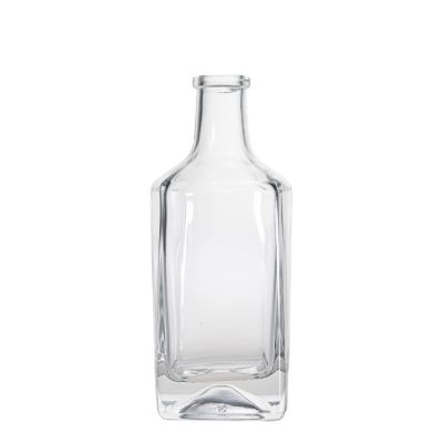 Popular Empty Clear Aroma 530ml Diffuser Glass Bottle Square Shape