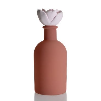 250ml Long Neck Round Glass Reed Diffuser Bottle with Cork