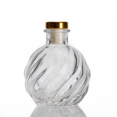 Factory Directly Pineapple Shape Diffuser Bottle Glass Crystal Empty 100ml Aroma Bottle