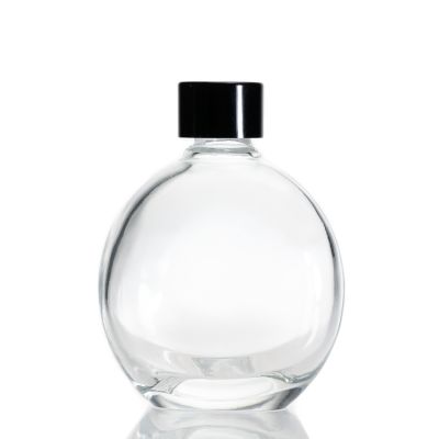 Air Fresh Aroma Oil Bottles Round Clear Reed 150ml Diffuser Bottle With Cap