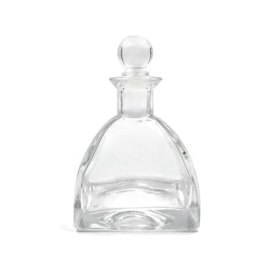Square Yurt Shape Diffuser bottle 250ml Glass Color Tansparent