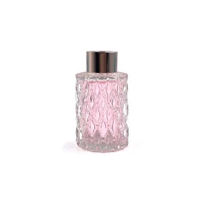 160ml Diffuser Glass Bottle Cylindrical Shape With Silver Cap
