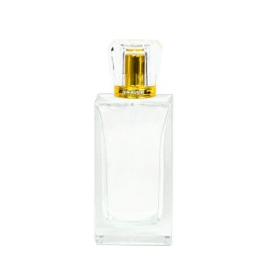 factory custom transparent classical 100ml glass parfume bottle packaging perfume bottle