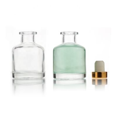 Factory Produced Premium Decorative Glass 50ml 100ml 150ml 250ml Round Perfume Reed Diffuser Bottle