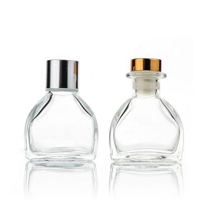 50ml Small Aroma Diffuser Bottle Glass Empty Reed Diffuser Glass Bottle With Packaging Box