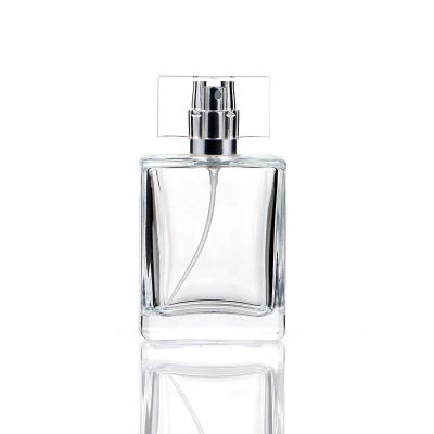 High Quality Refillable Spray Glass 50 ml Perfume Bottle 100 Quantity