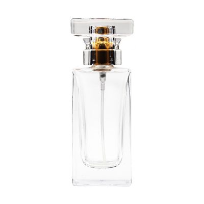 Stock products empty 50ml luxury glass perfume bottles