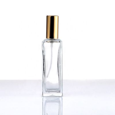 Buy Empty Refill 30 ml Square Perfume Glass Bottle Ready To Ship