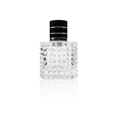Factory Price Custom Square Glass Perfume 60ml Gift Bottle with Sprayer