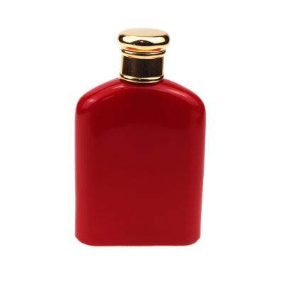 100ml Wholesale Hot Selling Red Colored Perfume Empty Glass Bottle