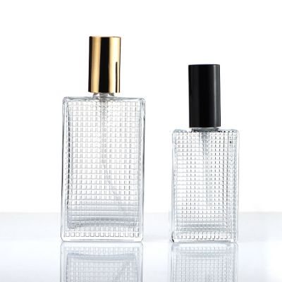 Refillable Men Women Perfume Glass Bottle Fragrance 50ml 100ml Spray Bottle