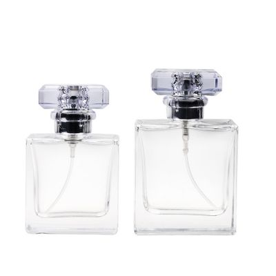 Square Perfume Use and Glass Material perfume glass bottle 30ml