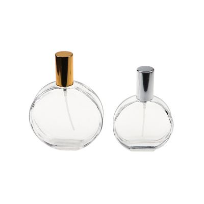 Classic 50ml 100ml Oval Shape Luxury Crystal Empty Glass Perfume Bottles With Spray For Sale