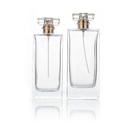 30ml 50ml 100ml Rectangle Square Glass Spray Crimp Perfume Bottles China Wholesale