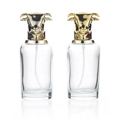 Wholesale Empty Perfume Bottle 50ml 80ml Glass Perfume Bottles Crimp Spray For Men