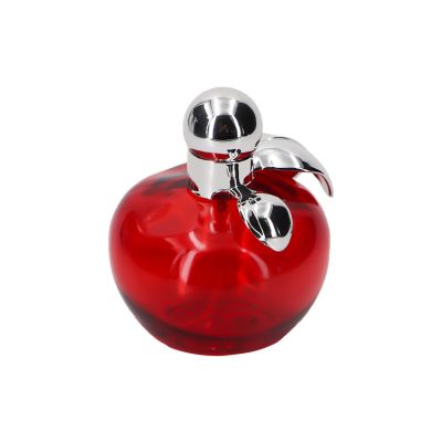 100ML Red Apple Shape Car Perfume Glass Bottle