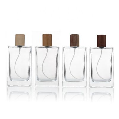 Rectangle Elegant 30ml 50ml 100ml Spray Glass Square Perfume Glass Bottle Turkey