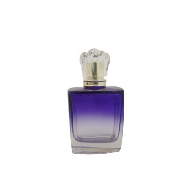 100ml empty perfume bottle Color empty glass shape can be refilled glass radian bottle