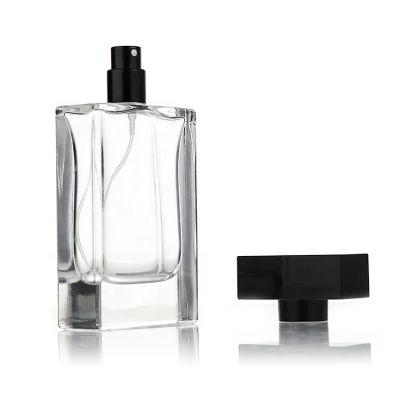 Wholesale Turkey 100ml Square Perfume Bottle With Pump Sprayer For Perfume Packaging