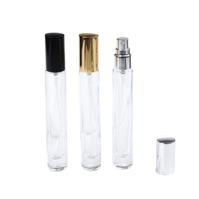 Wholesale 10ML transparent sample empty bottle round spray roller perfume sub-bottle