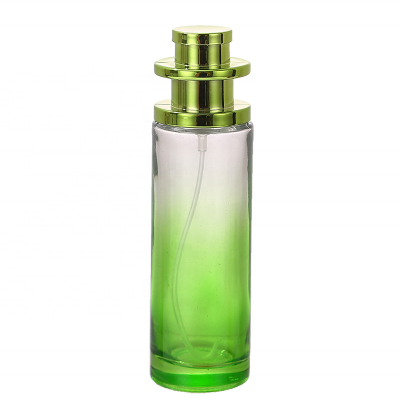 In stock 30ml color gradient glass luxury perfume bottles with spray head for perfume packing