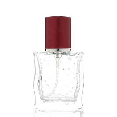 New arrival portable glass clear perfume mist spray bottle 50ml empty perfume bottle with aluminum cap for perfume