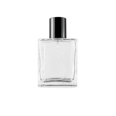 Wholesale Empty Glass 50ml Luxury Perfume Mist Spray Bottle Perfume Bottle With Cap Box Packing