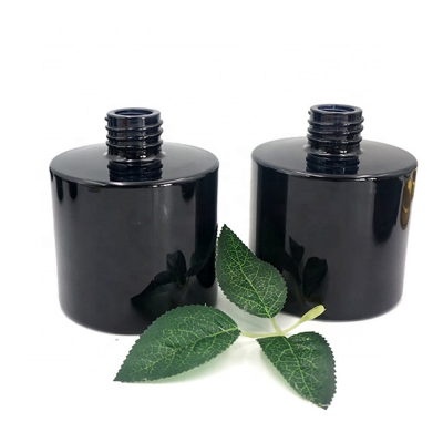 High Quality Classical Black Glass Perfume Reed Diffuser Bottle