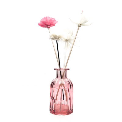 Unique Glass Bottles Aroma Spray Painting Empty Reed Diffuser Glass Bottle 100ml With Cork