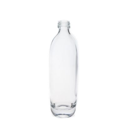 Factory Sale 320ml Clear Empty Big Round Water Bottle Wine glass Bottle With Screw Cap