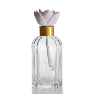 Outlet Center Diffuser Bottle With Cap 220ml Glass Diffuser Bottles For Aromatic