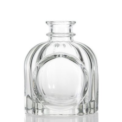 Classic Design Cheap Transparent Reed Diffuser Glass Bottles 100ml Luxury With Rattan sticks