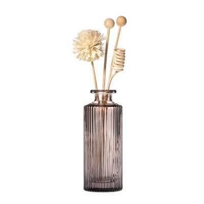 Hot Sale Brown Colored 150ml Reed Diffuser Bottle Aroma Glass Bottle For Home Decoration