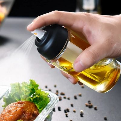 Home kitchen set Oil Dispenser Barbecue Glass Mixing Condiment Bottle Vinegar Soy Sauce Spray Oiler Seasoning Condiment Bottle