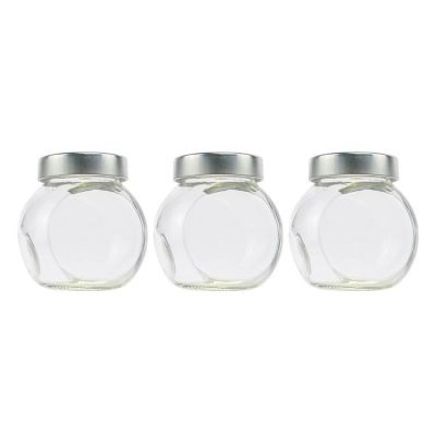 180ml Glass Bottle of Home Condiment in Kitchen Flavouring Hyaline Vitreous Jars with Aluminum cover Large Capacity Candy Cans