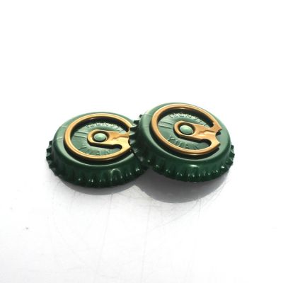 customized size 26mm white black red green blue carbonated drinks water aluminum easy opening crown caps