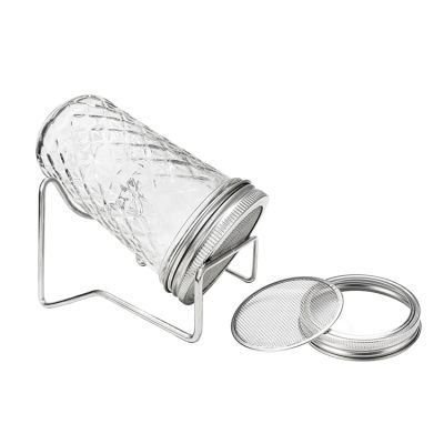 86mm Stainless Steel Anti-Proof Sprouting Lids For Wide Mouth Mason Jar