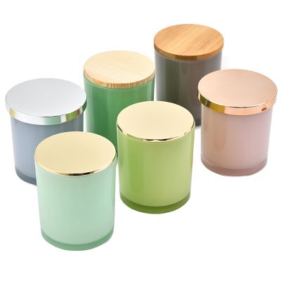 7 oz 10 oz 15 oz Scented Glass Candle Jar Aromatherapy Jar Oil jar candlestick with lid
