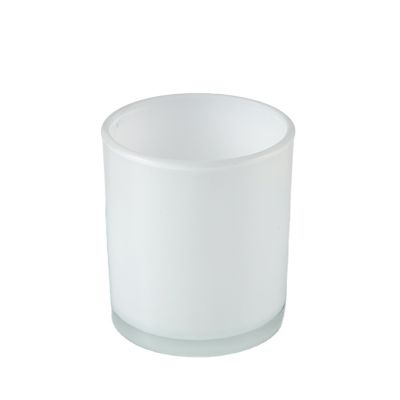 Paint Inside Glossy White Candle Jars For Candle Making Bulk Scented Empty Glass Candle Jars